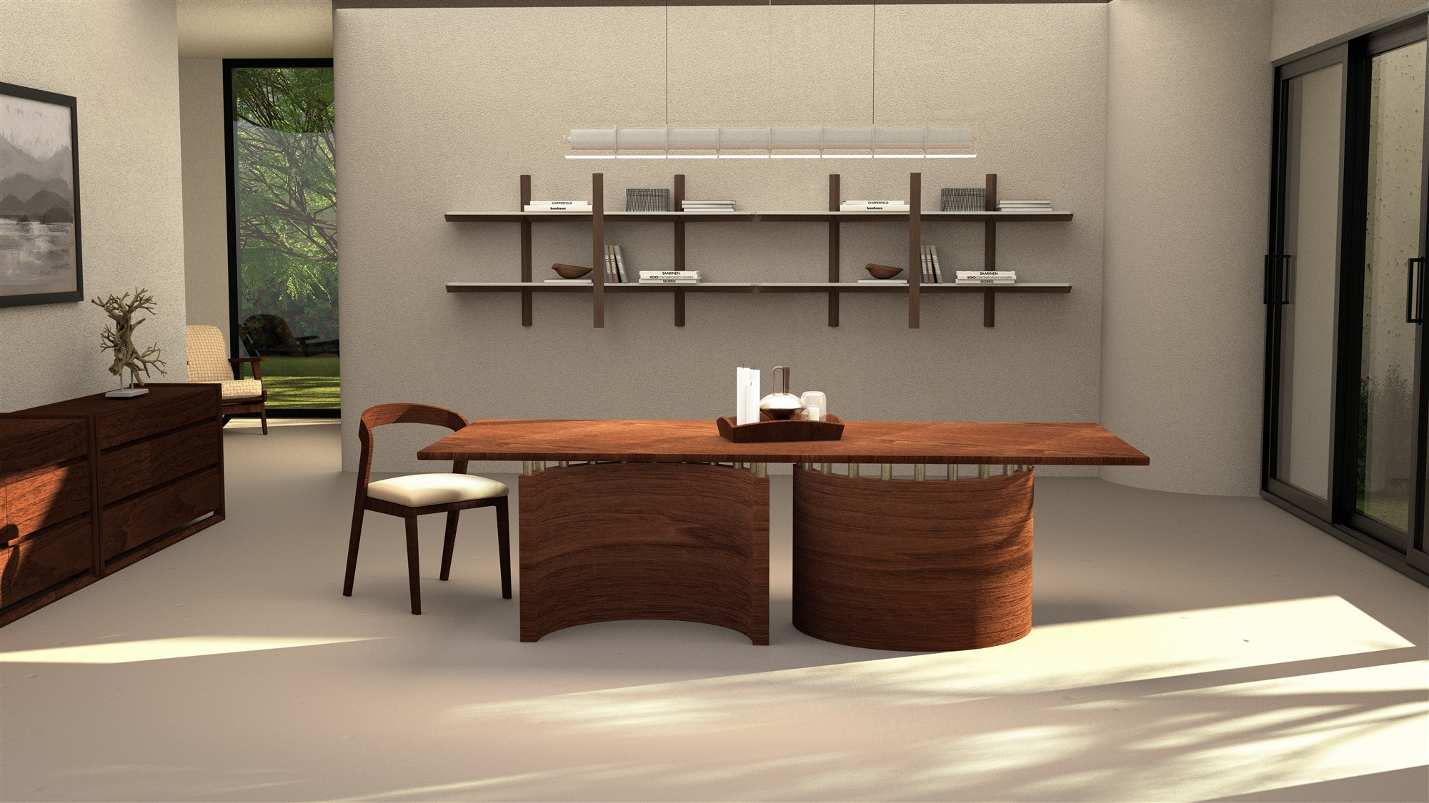 Ronchamp Table Light and Form Study